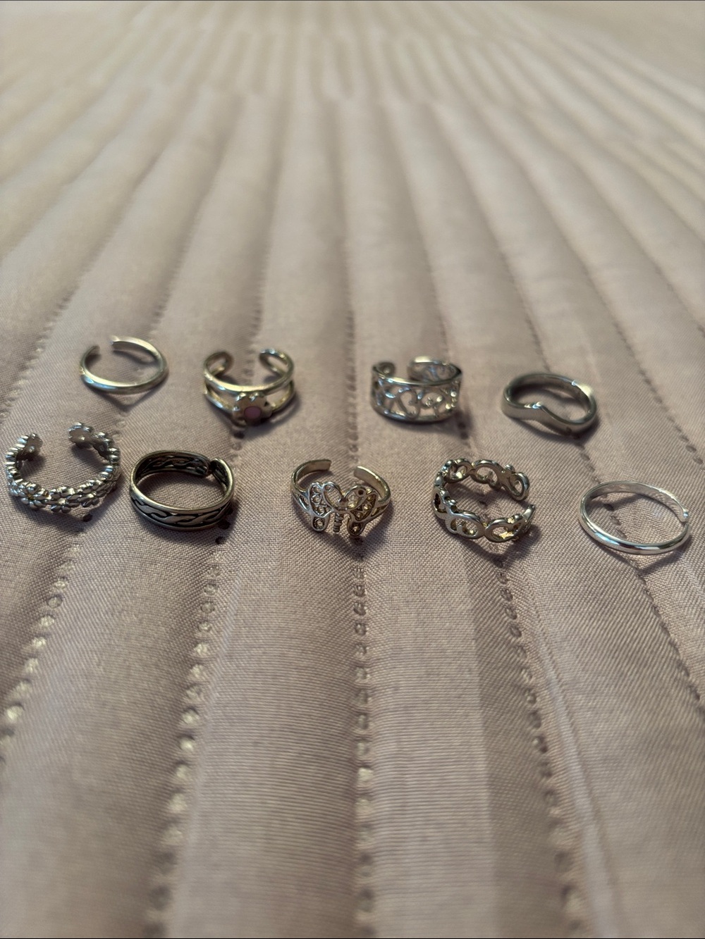 Silver Toe Ring Bundle